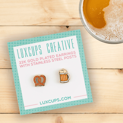 Oktoberfest Earrings - Ziya Blue