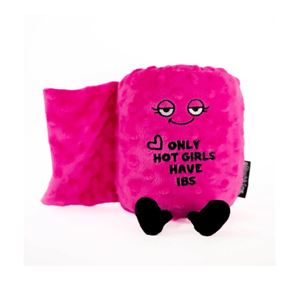 Only Hot Girls Have IBS Toilet Paper Roll Plush - Ziya Blue