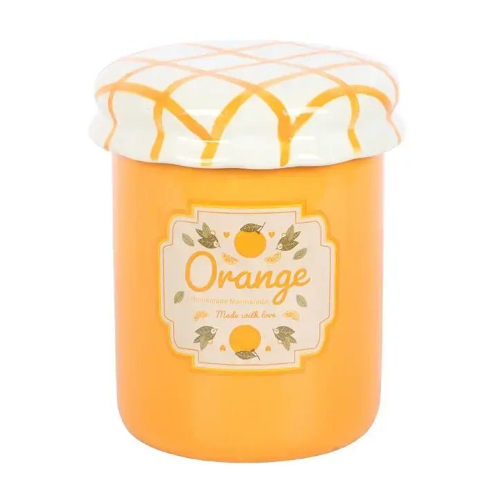 Orange Marmalade Jar Oil Burner and Wax Warmer - Ziya Blue