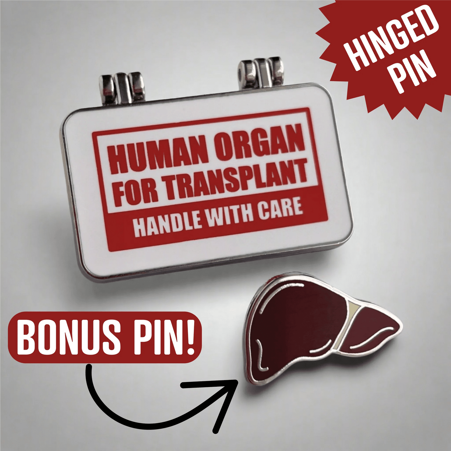 Organs on Ice Pin Set | Transplant "Cooler" Edition - Ziya Blue
