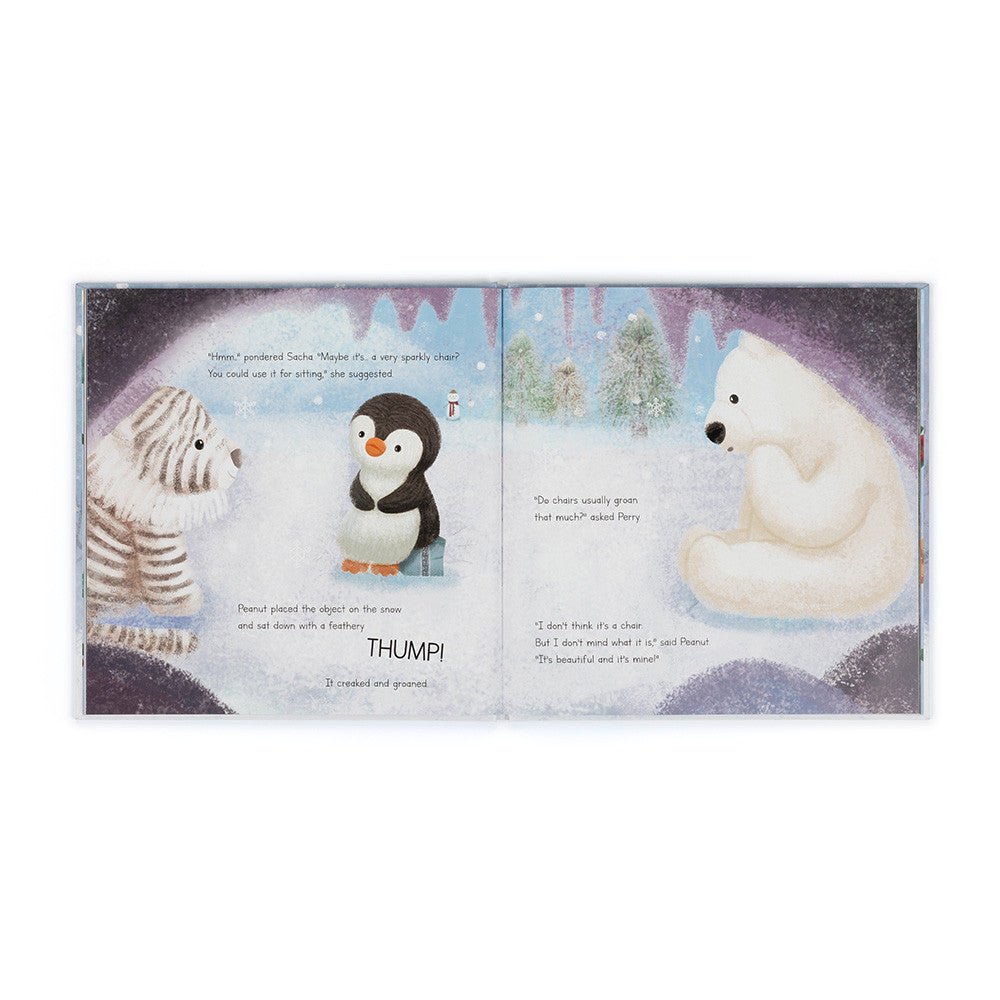 Peanut Penguin's Perfect Present Book - Ziya Blue