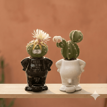 Peeing Body Drip Dry Planter – The "Nature’s Call" Succulent Pot - Ziya Blue