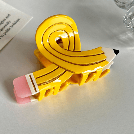 Pencil Hair Claw - Ziya Blue