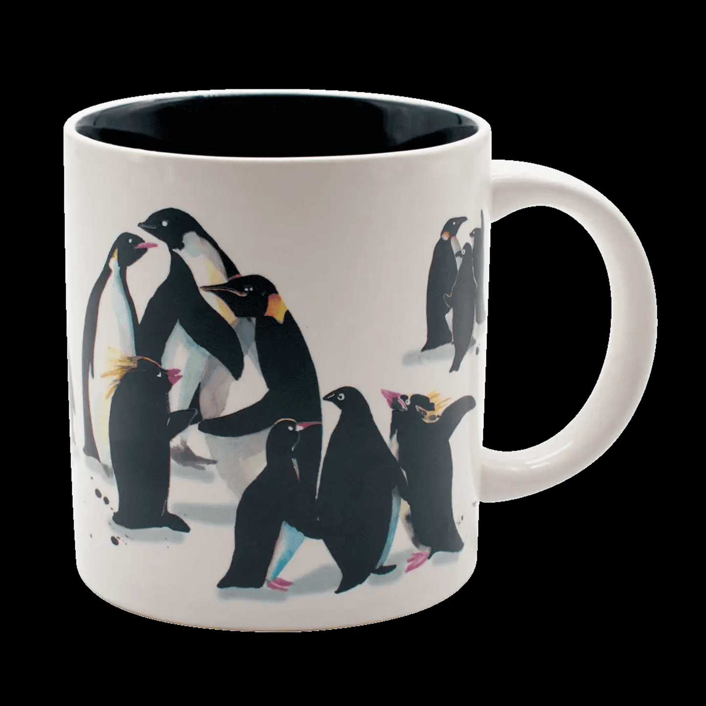 Penguin Party Heat - Changing Coffee Mug - Ziya Blue