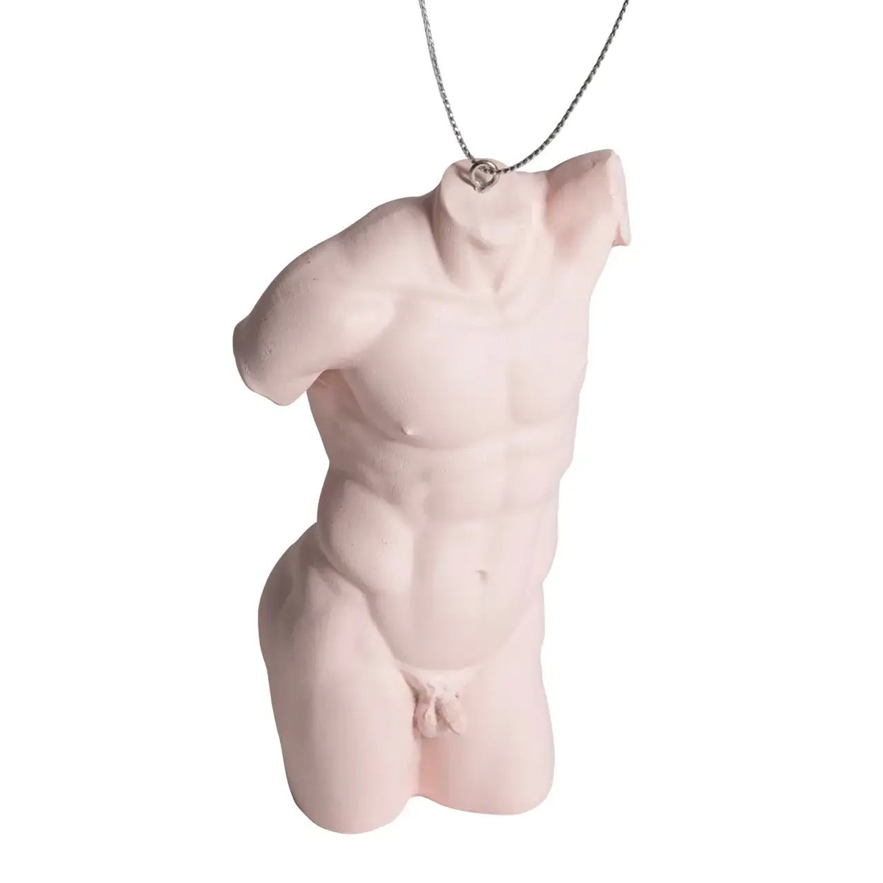 Pink Male Torso Hanging Decoration - Ziya Blue