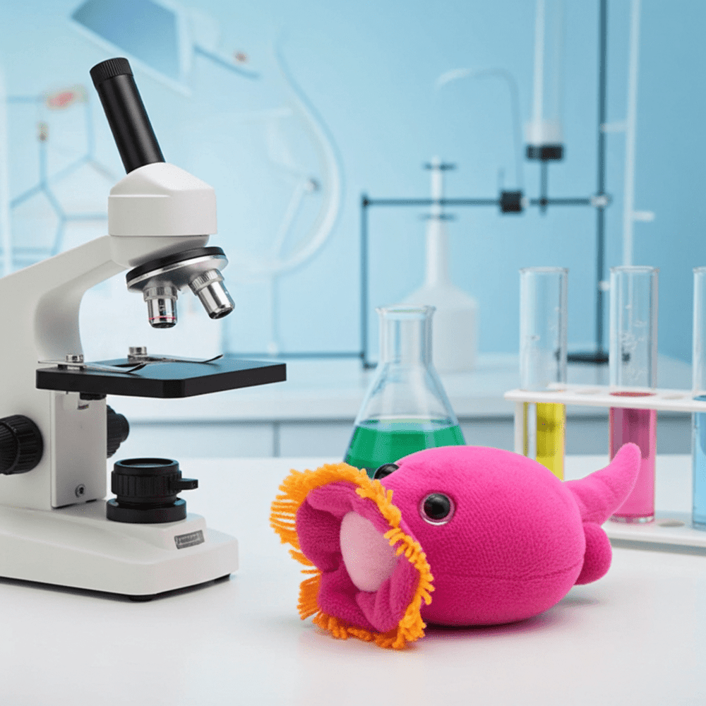 Plankton (Rotifer) Plush - Ziya Blue