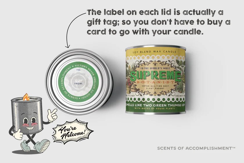 Plant Parent 16oz. Candle - Ziya Blue