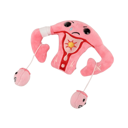 PMS Uterus Plush - Ziya Blue