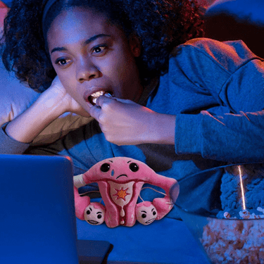 PMS Uterus Plush - Ziya Blue