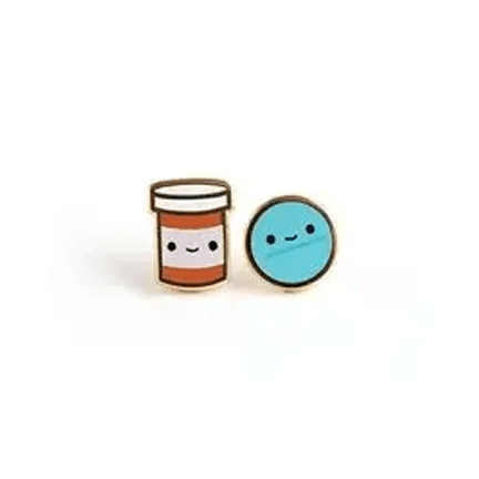 Prescription Pals Earrings - Ziya Blue