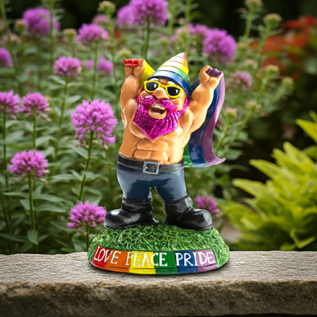 Pride Garden Gnome: Celebrate Love & Equality! 🌈✨ - Ziya Blue