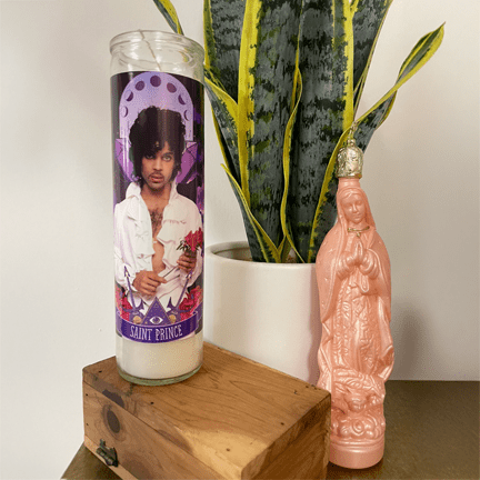 Prince Alter Candle - Ziya Blue