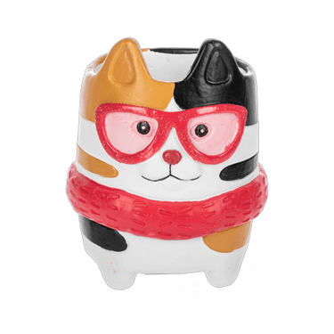 Purrfectly Chic Cat Planters 🐱🌿 - Ziya Blue