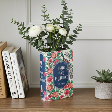 Large Book Vase- Pride and Prejudice