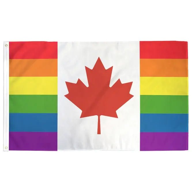Rainbow Canada Flag - Ziya Blue