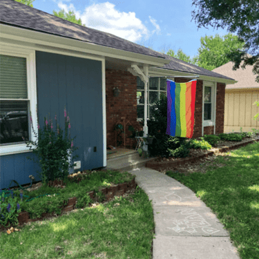 Rainbow LGBTQ Pride Flag - Ziya Blue