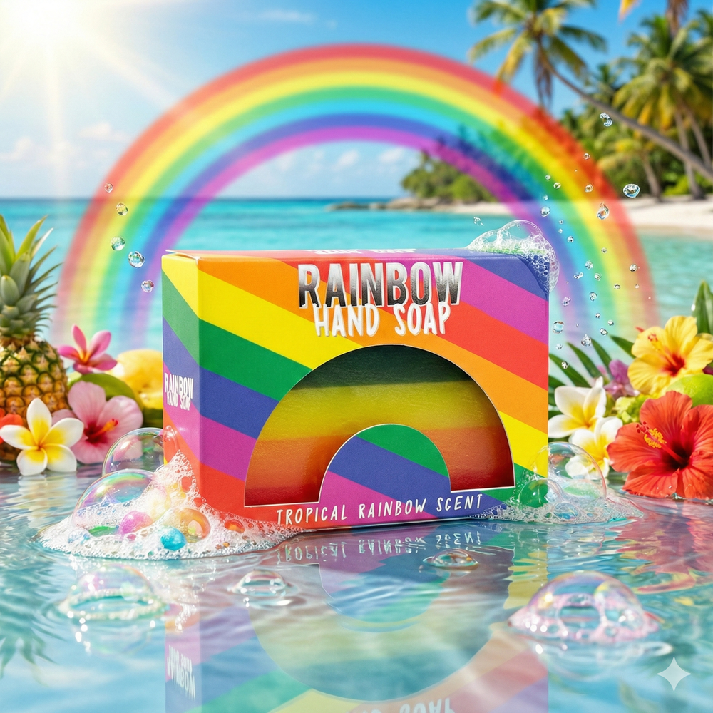 Rainbow Soap Bar - Ziya Blue