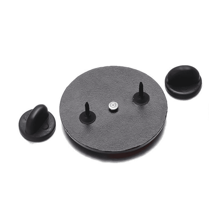 Rainbow Spinner Enamel Pin - Ziya Blue