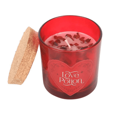 Raspberry Love Potion Crystal Chip Candle ❤️🕯️ - Ziya Blue