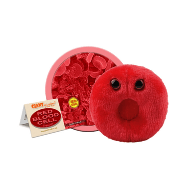 Red Blood Cell (Erythrocyte) Plush - Ziya Blue