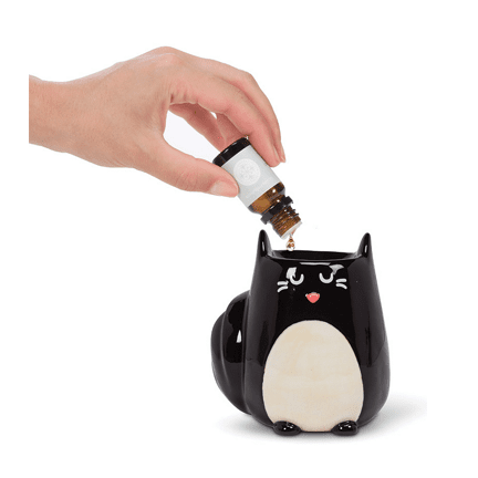 Relax Cat Oil Warmer - Ziya Blue