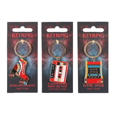 Retro 80s Keyrings - Ziya Blue