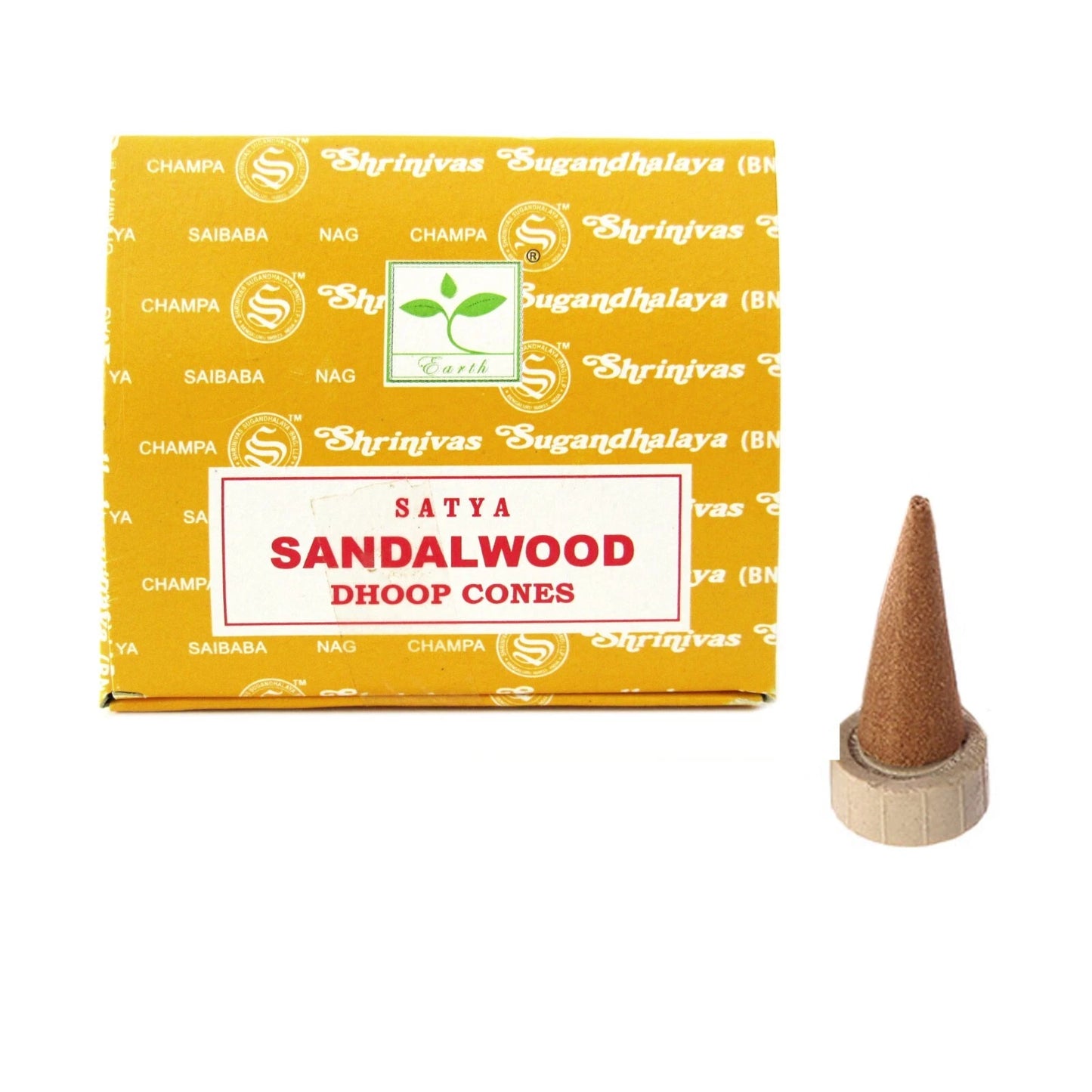 Satya Sandalwood Dhoop Cones | The Scent of Sanity
