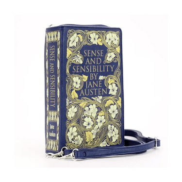 Sense and Sensibility Book Clutch Bag - Ziya Blue
