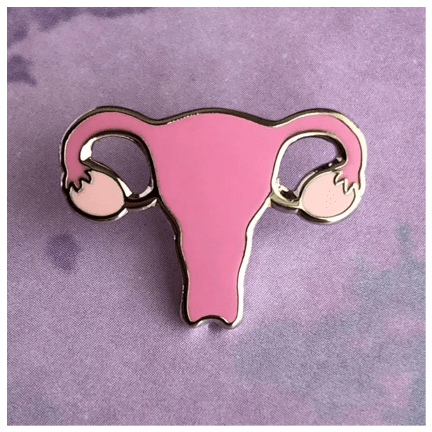 Sisterhood of the Wandering Uterus Pin | The "Hysteria" History Badge - Ziya Blue