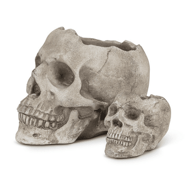 Skull Planter/Tealight holder 3" - Ziya Blue