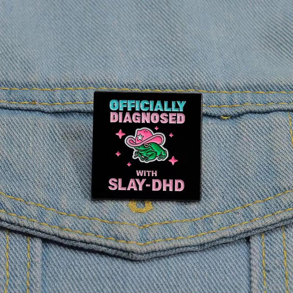 Slay - DHD Frog Pin - Ziya Blue