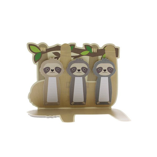 Sloth Sticky Memo Tabs - Ziya Blue