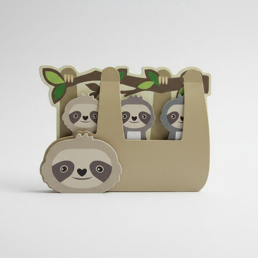 Sloth Sticky Memo Tabs - Ziya Blue