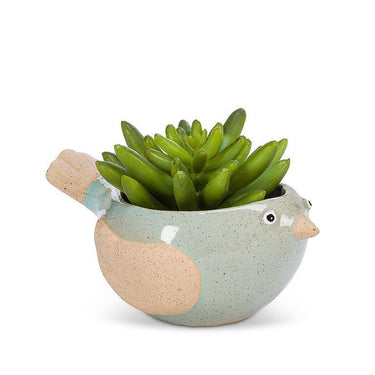 Small Bird Planter - Ziya Blue