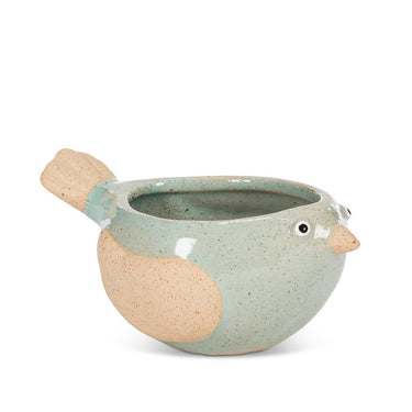 Small Bird Planter - Ziya Blue