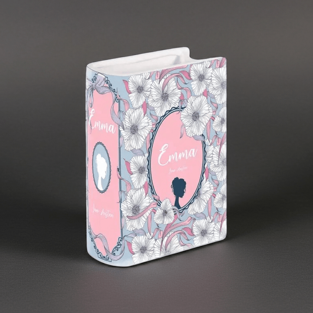 Small Book Vase, Emma - Ziya Blue