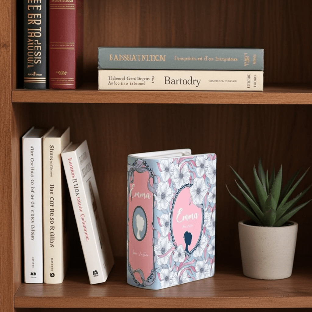 Small Book Vase, Emma - Ziya Blue