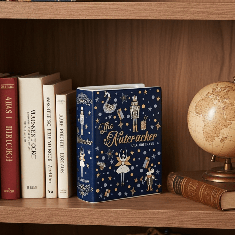 Small Book Vase - The Nutcracker - Ziya Blue
