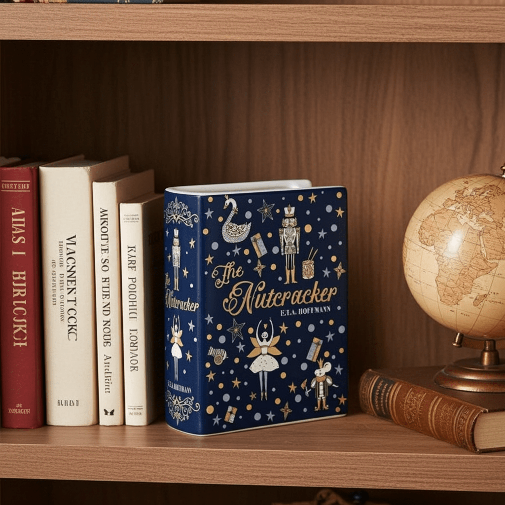 Small Book Vase - The Nutcracker - Ziya Blue