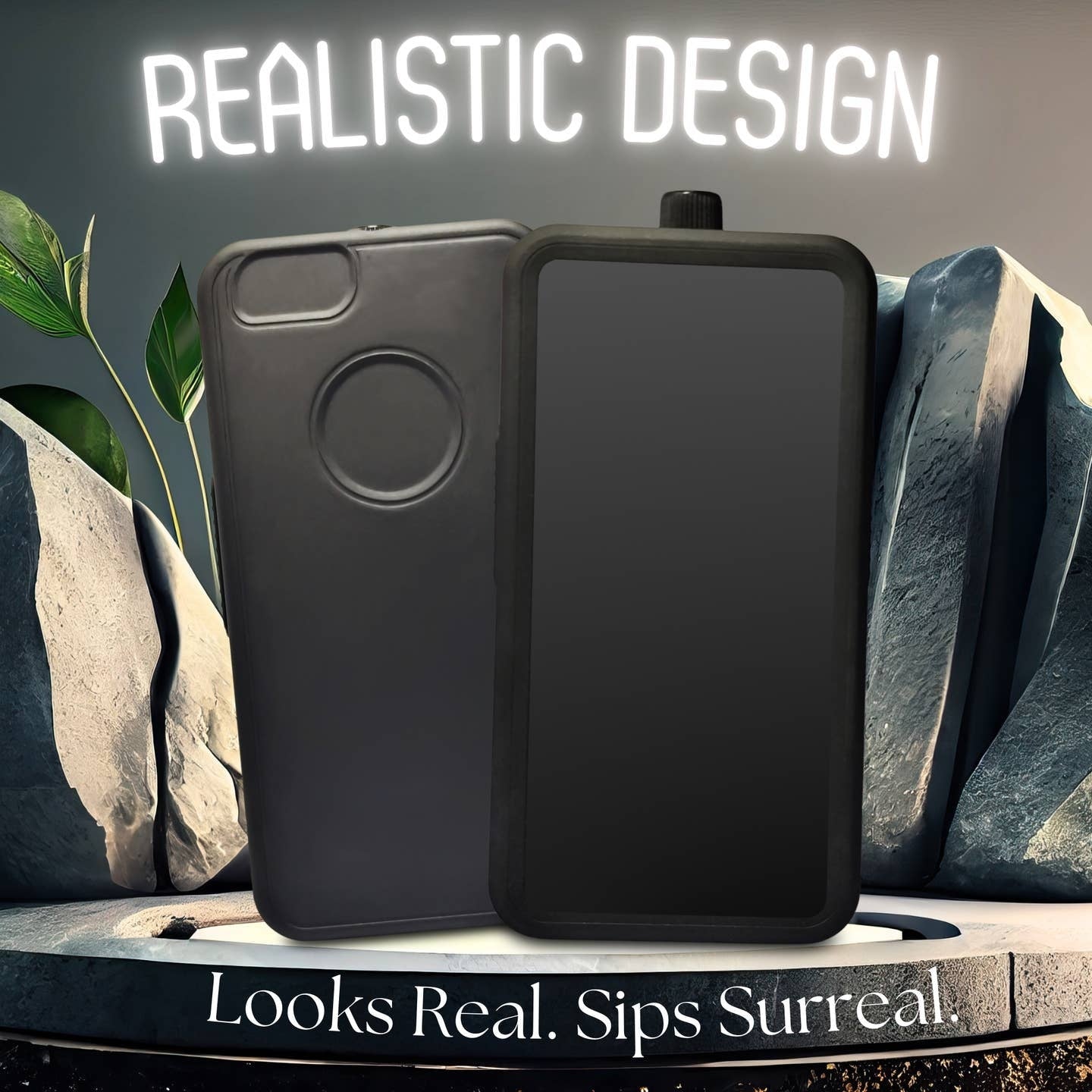 Smart Phone Flask - Ziya Blue