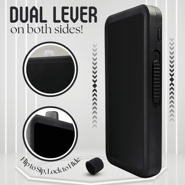 Smart Phone Flask With Funnel 4 oz - Ziya Blue