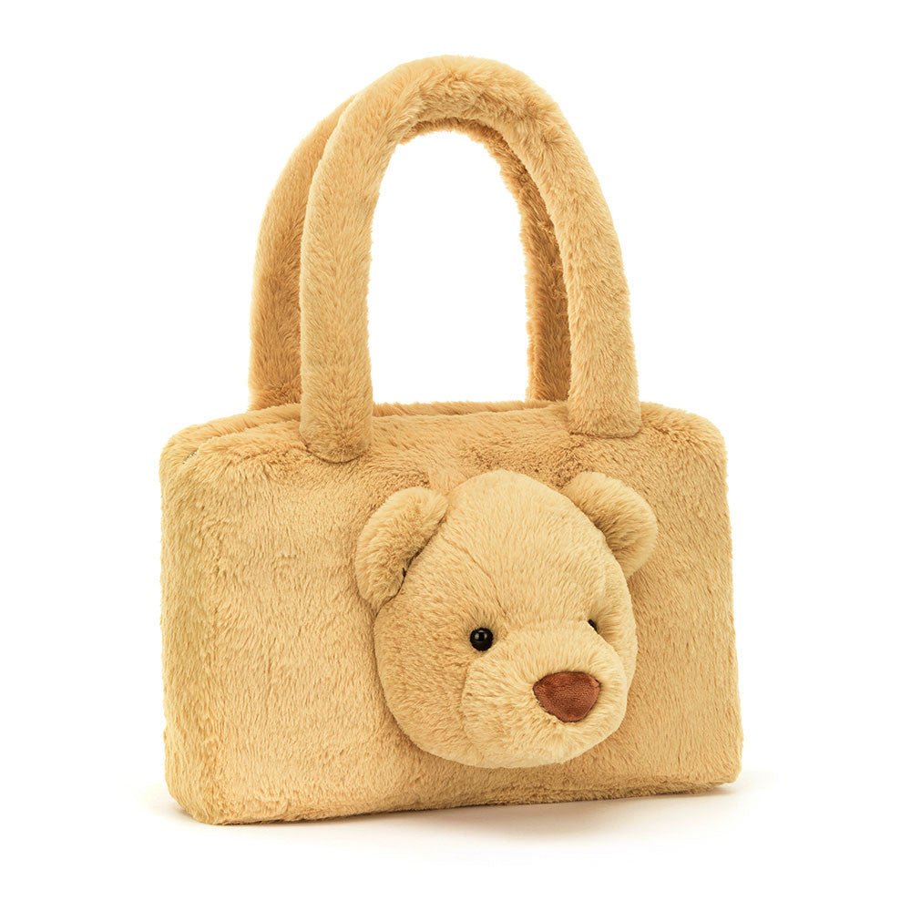 Smudge Bear Tote Bag - Ziya Blue
