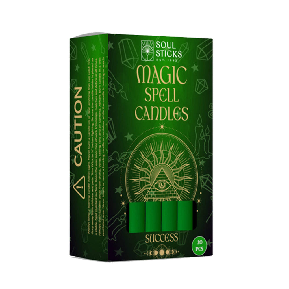 Soul Sticks - Magic Spell Candles: Success (20) - Ziya Blue
