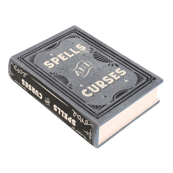 Spells and Curses Book Shaped Storage Box - Ziya Blue