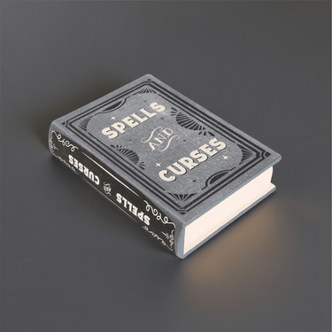 Spells and Curses Book Shaped Storage Box - Ziya Blue