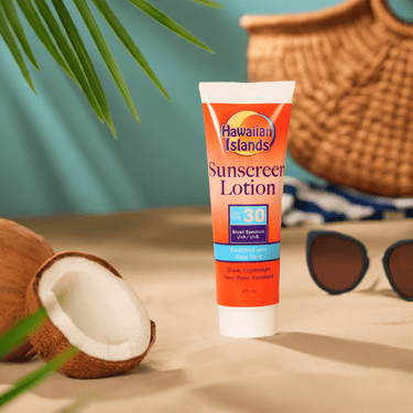 SPF 30 Sunscreen Flask: 10oz with Funnel & 5 Seals! - Ziya Blue