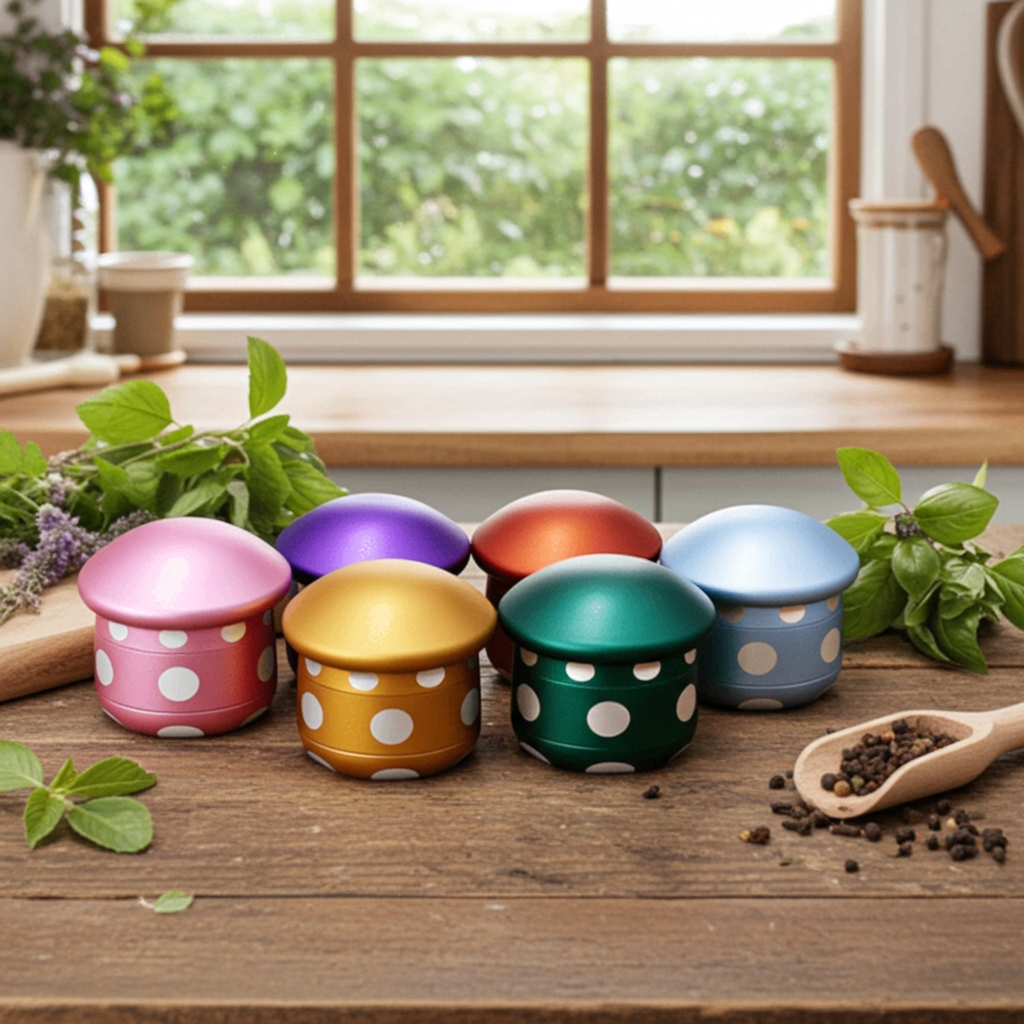 Spotted Mushroom Grinder - Ziya Blue