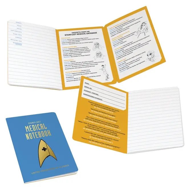 Star Trek Medical Notebook - Ziya Blue