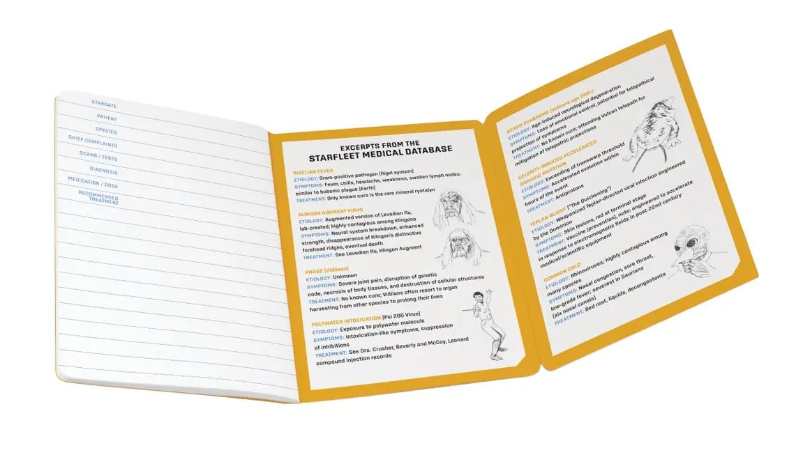 Star Trek Medical Notebook - Ziya Blue