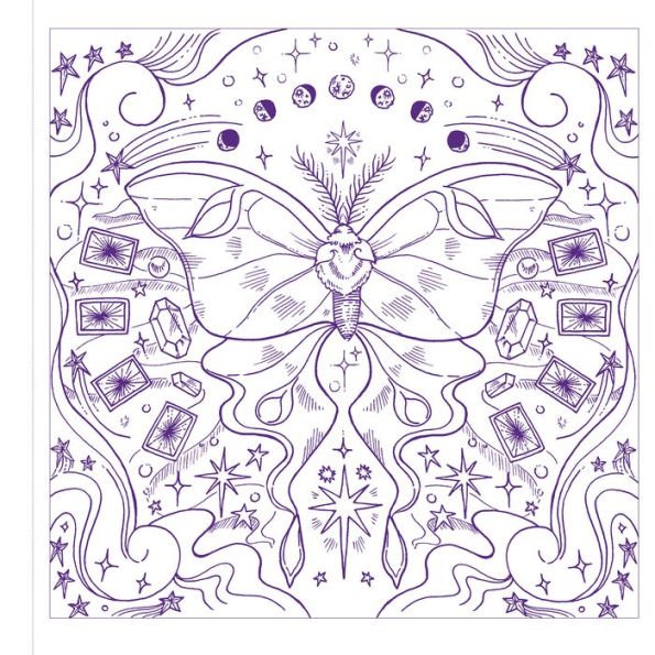 Starcana: Moon Magic: A Colouring Book for the Cosmic Spirit - Ziya Blue